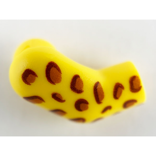 Arm, Right with Dark Orange Leopard Spots Pattern
