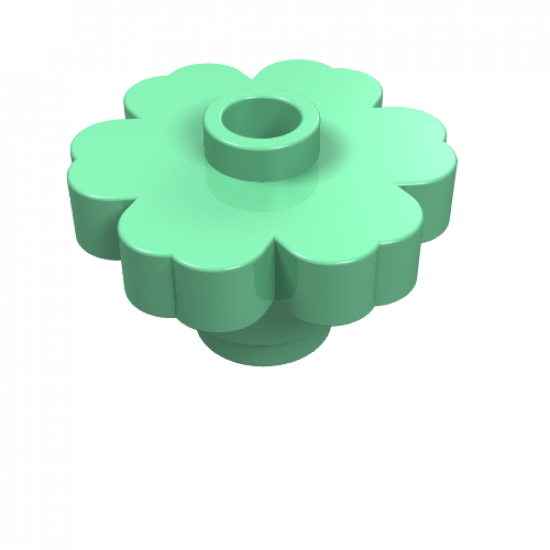 Plant Flower 2 x 2 Rounded - Open Stud