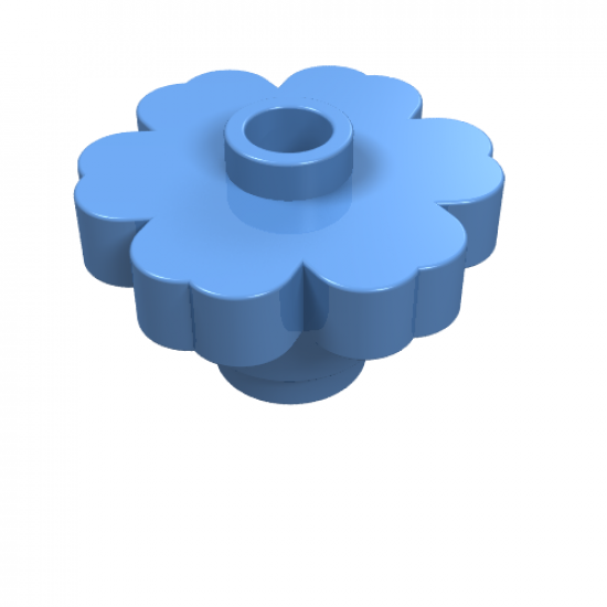 Plant Flower 2 x 2 Rounded - Open Stud