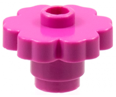 Plant Flower 2 x 2 Rounded - Open Stud