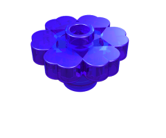 Plant Flower 2 x 2 Rounded - Open Stud