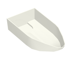 Boat Hull Unitary 16 x 8 Base