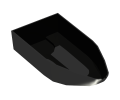 Boat Hull Unitary 16 x 8 Base
