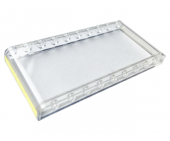 Windscreen 1 x 10 x 4 with Yellow Stripe on Both Sides Pattern (Sticker) - Set 10271