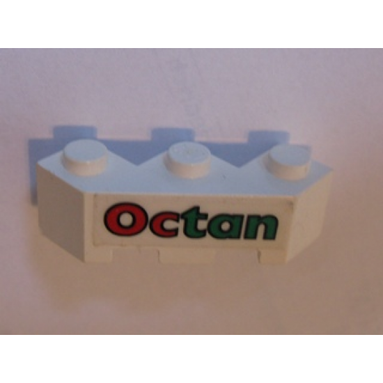 Brick, Modified Facet 3 x 3 with Octan Pattern (Sticker) - Set 4537