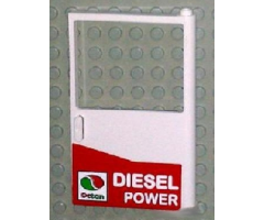 Door 1 x 6 x 8 Right with Octan Logo and 'DIESEL POWER' Pattern (Sticker) - Set 5563