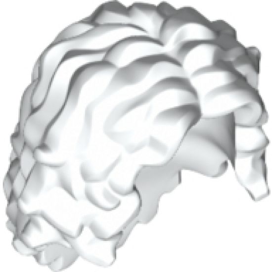 Minifigure, Hair Female Long Tousled with Center Part