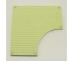 Brick, Modified 24 x 24 without 12 x 12 Quarter Circle, with Peg at each Corner
