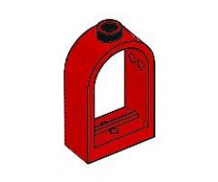 Window 1 x 2 x 2 2/3 with Rounded Top