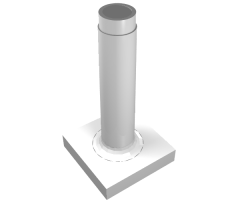 Duplo Support Sign Post Tall