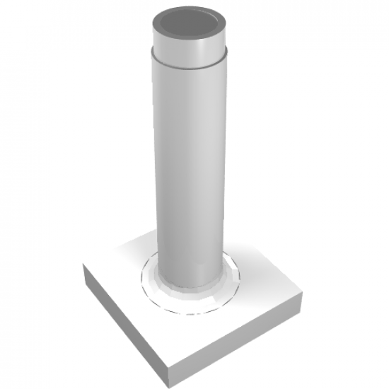 Duplo Support Sign Post Tall