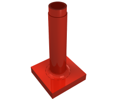 Duplo Support Sign Post Tall