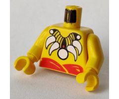 Torso Pirate Islanders with Bone Necklace Pattern / Yellow Arms / Yellow Hands