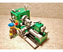 Lathe in minifigure scale cheaper version LEGO® Ideas Project