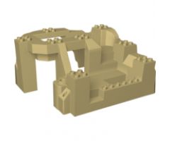 Duplo, Baseplate Raised 14 x 16 x 8 with Rock Mountain Zoo Habitat