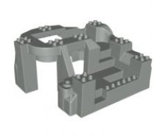 Duplo, Baseplate Raised 14 x 16 x 8 with Rock Mountain Zoo Habitat