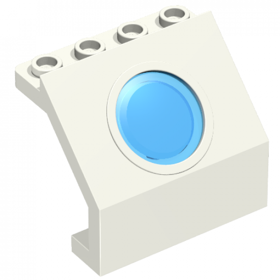 Panel 4 x 3 x 3 with Trans-Light Blue Porthole