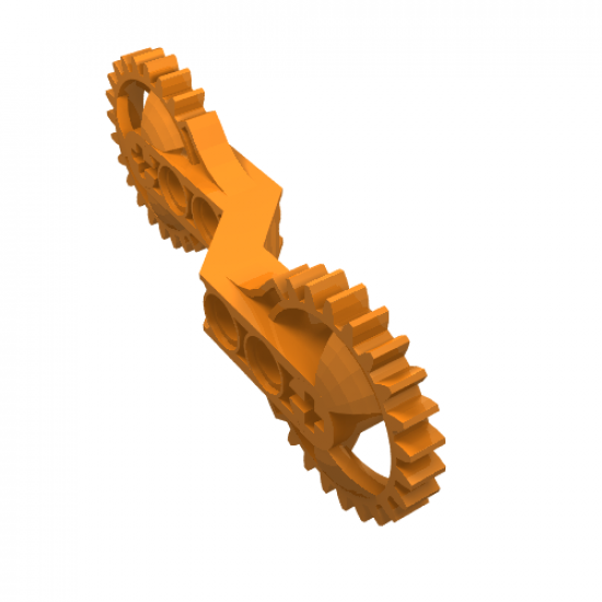 Technic, Gear Arm 1 x 7 x 3 with Gear Ends
