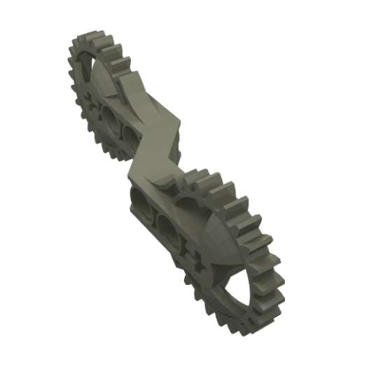 Technic, Gear Arm 1 x 7 x 3 with Gear Ends