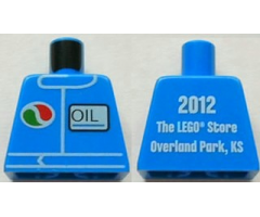 Torso Octan Logo and OIL Front, 2012 The LEGO Store Overland Park, KS Back Pattern