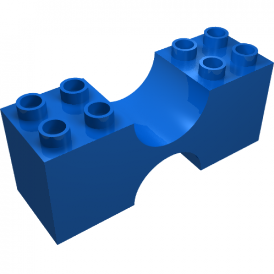 Duplo, Brick 2 x 6 x 2 with Curved Center