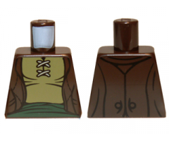 Torso LotR Vest with Olive Green Shirt and Dark Green Sash Pattern