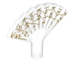 Minifigure, Utensil Hand Fan with Logogram Pattern