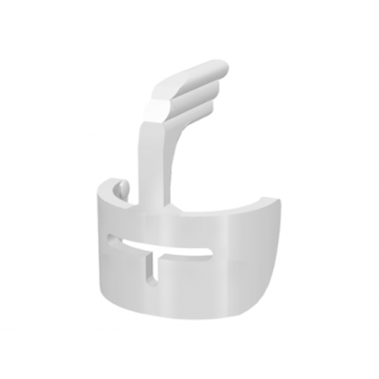 Minifigure, Headgear Accessory Visor Castle with Grille and Feather