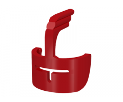 Minifigure, Headgear Accessory Visor Castle with Grille and Feather