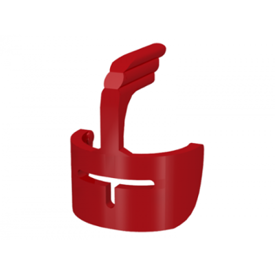 Minifigure, Headgear Accessory Visor Castle with Grille and Feather