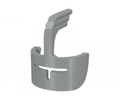 Minifigure, Headgear Accessory Visor Castle with Grille and Feather