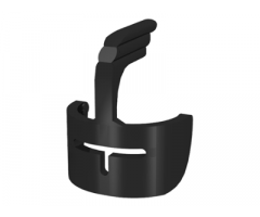 Minifigure, Headgear Accessory Visor Castle with Grille and Feather