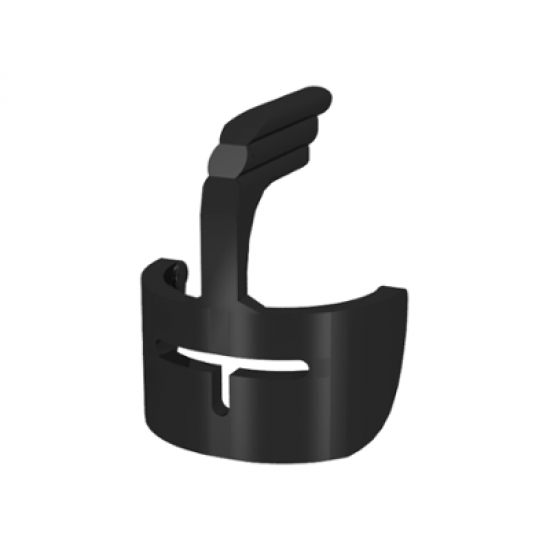 Minifigure, Headgear Accessory Visor Castle with Grille and Feather