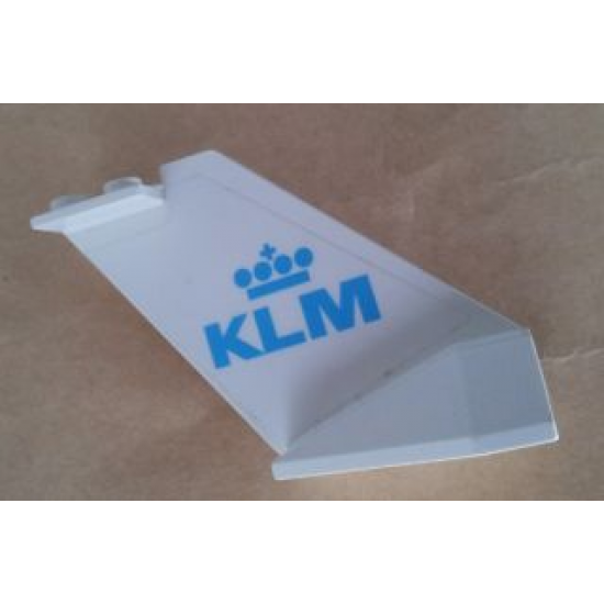 Tail Wedge with KLM Logo Pattern on Both Sides (Stickers) - Set 4032-11
