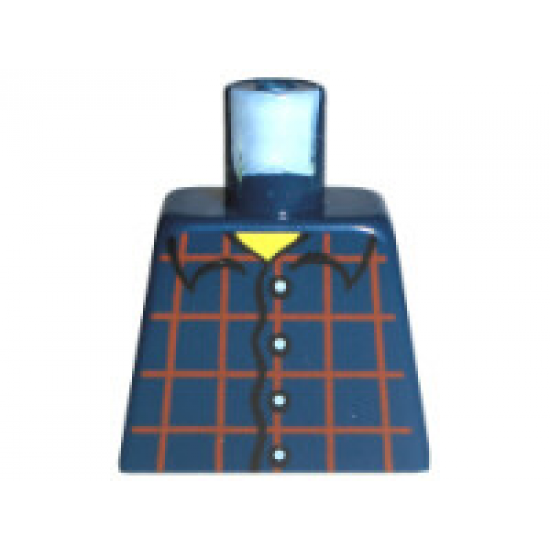 Torso Plaid Button Shirt Pattern