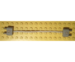 Electric, Wire 12V / 4.5V with 2 Leads, 14 Studs Long with 2 Light Gray Electric, Connector, 2-Way Male Rounded Narrow Type 1 with Cross-Cut Pins