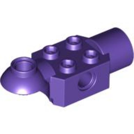 Technic, Brick Modified 2 x 2 with Pin Hole, Rotation Joint Ball Half (Horizontal Top), Rotation Joint Socket
