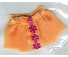 Duplo, Figure Wear & Utensil Cloth Skirt with Magenta Flowers (Set 4825)