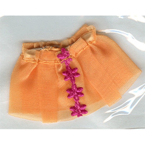 Duplo, Figure Wear & Utensil Cloth Skirt with Magenta Flowers (Set 4825)