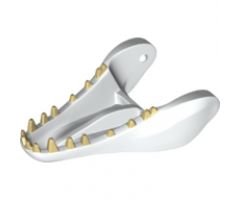 Animal, Body Part Dinosaur Jaw Lower Indominus rex with Tan Teeth Pattern