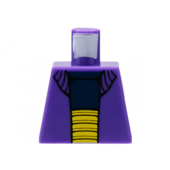 Torso SW Sweater over Dark Blue Shirt and Large Yellow Belt Pattern