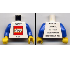 Torso First Lego Y2K Pattern / Blue Arms / Yellow Hands