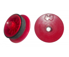 Wheel & Tire Assembly Train Spoked for Motor with Black Train Rim for 4.5V & 12V Locomotive Wheels (wheel2a / trainrim)