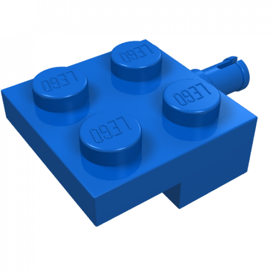 Plate, Modified 2 x 2 with Wheel Holder