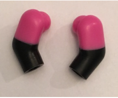 Arm, (Matching Left and Right) Pair with Dark Pink Short Sleeves Pattern
