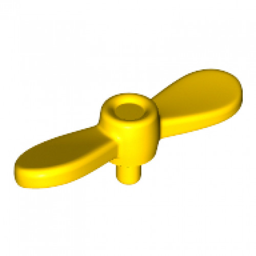 Minifigure, Headgear Accessory Propeller 2 Blade Twisted Tiny with Pin Attachment
