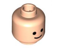 Minifigure, Head Standard Grin Pattern - Blocked Open Stud
