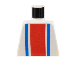 Torso Vertical Striped Red/Blue Pattern