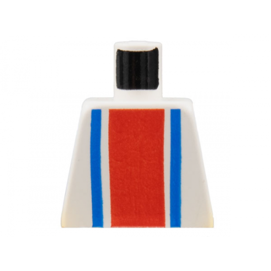 Torso Vertical Striped Red/Blue Pattern