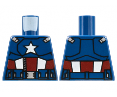 Torso Armor with White Star on Chest Pattern